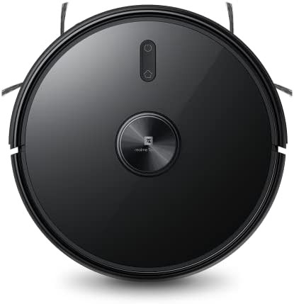 realme Robot Vacuum Cleaner, Lidar Navigation and Mapping Technology with 3000pa Suction, Carpet Boost, 180min Runtime, APP Control, Ideal for Pets Hair