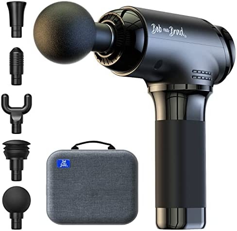 Bob and Brad T2 Massage Gun, Percussion Muscle Massage Gun Deep Tissue with 10MM Amplitude, Upgraded 4000 m-a-h Battery Handheld Electric Massager for Athletes Pain Relief Therapy and Relaxation